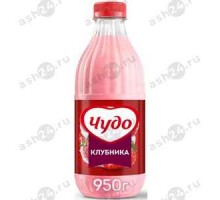 Коктейль ЧУДО клубника 950г бутылка (9166)