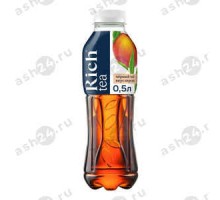 Чай холодный RICH черный персик 0,5л (8733)