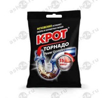 Средство для устранения засоров КРОТ торнадо 90г