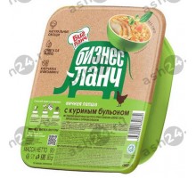 Лапша яичная БИЗНЕС ЛАНЧ с куриным бульоном 90г