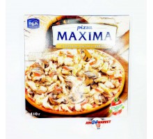 Пицца MAXIMA с куриным мясом и грибами 410г