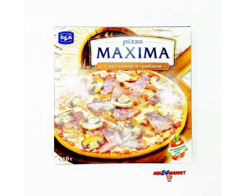 Полуфабрикаты Пицца MAXIMA с ветчиной и грибами 410 г