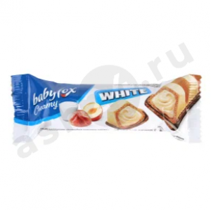 Сладости Батончик BABYFOX CREAMY white 18,2г