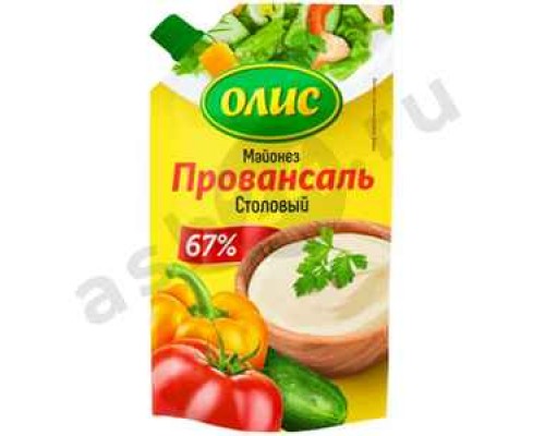 Бакалея Майонез ОЛИС 67% 326г м/у