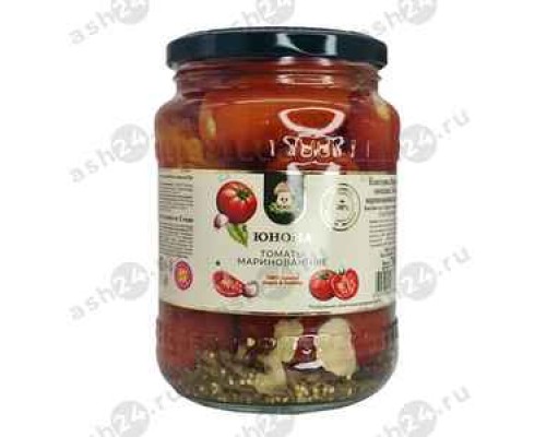 Бакалея Консервы Томаты ЮНОНА маринованные 700г с/б