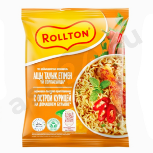Бакалея Вермишель РОЛЛТОН острая курица 60г м/у