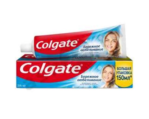 Зубная паста COLGATE бережное отбеливание 100мл