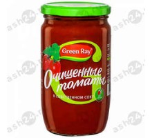 Консервы Томаты очищенные ГРИН РЭЙ 680г с/б