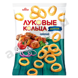 Снеки Луковые кольца РУССКАРТ шашлык 90г
