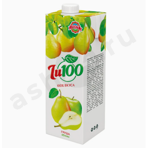 Напитки Сок JU100 груша-яблоко 0,95л т/п