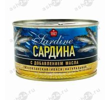 Консервы Сардина с д/м СОХРАНИМ ТРАДИЦИИ 240г ж/б
