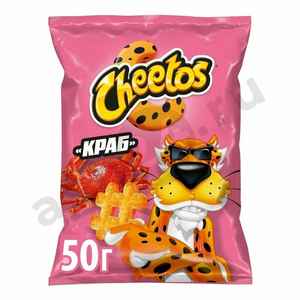 Снеки Кукурузные палочки ЧИТОС краб 50г