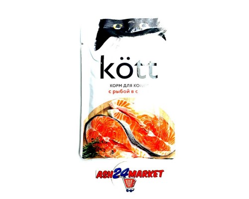 Корм для кошек Kott с рыбой в соусе 75г