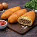 Выпечка Пирожок жареный картошка + печень