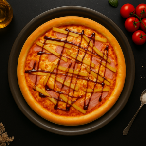 Пицца Индейка телятина фри тиреяки 25см