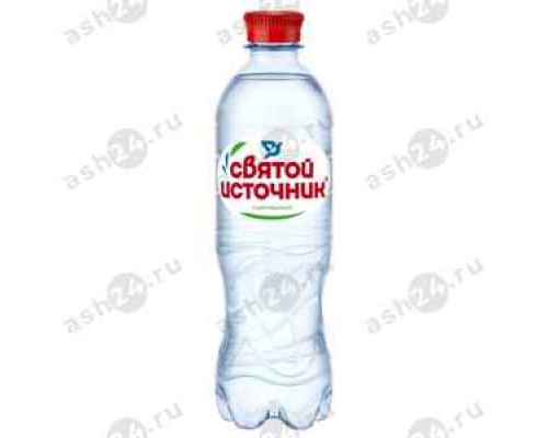 Напитки Минеральная вода СВЯТОЙ ИСТОЧНИК газ 0,5л пэт (0755)