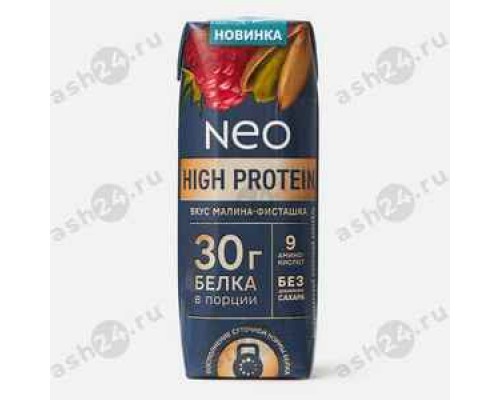 Молочные продукты Йогурт NEO high protein малина фисташка 260г т/п