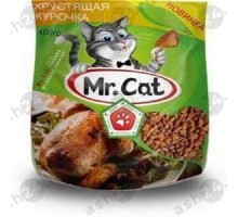Корм для кошек Mr. Cat хрустящая курочка 400г