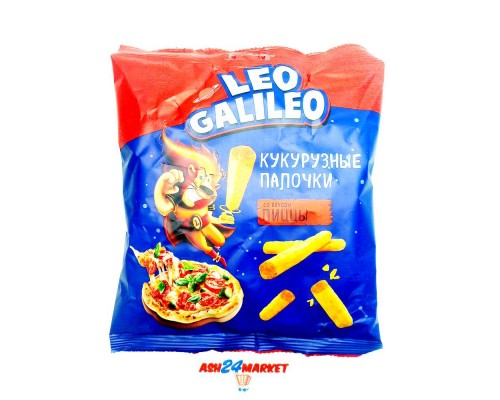 Кукурузные палочки LEO GALILEO пицца 45г