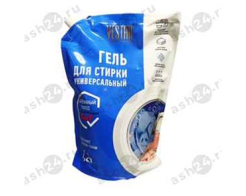 Гель для стирки ВЕСТАР 5в1 универсальный автомат 1,2л