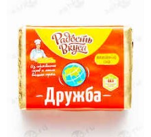Сыр плавленный РАДОСТЬ ВКУСА дружба ломтевой 90г (1584)