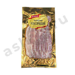 Бекон ТМ МИХАЙЛОВСКАЯ ЗАСТАВА классический (нарезка)
