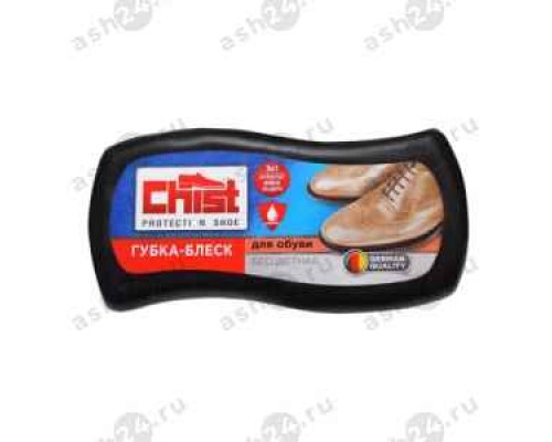 Губка-блеск для обуви бесцветная CHIST