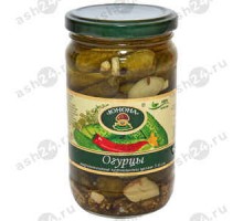 Консервы Корнишоны ЮНОНА 370г с/б