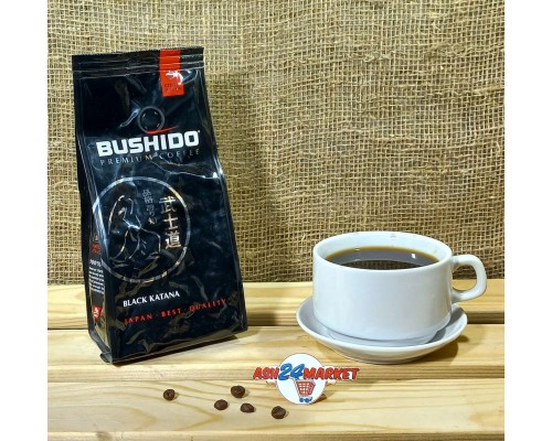 Кофе BUSHIDO black katana зерна 227г м/у