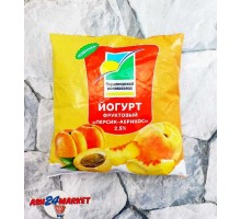 Йогурт ЧМЗ персик-абрикос 2,5% 400г пленка