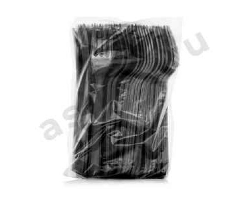 Вилка  IPG черная 175мм 50шт (упаковка)