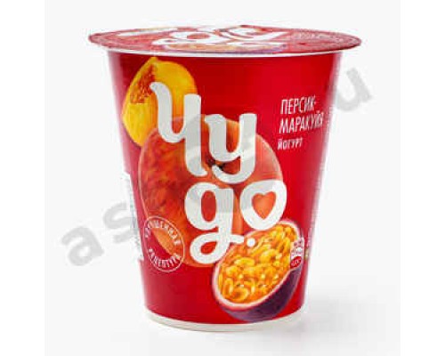 Молочные продукты Йогурт ЧУДО персик маракуйа 2,5% 290г стакан (7337)