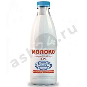 Молочные продукты Молоко ДЖАНКОЙ 3,2% 500г бутылка