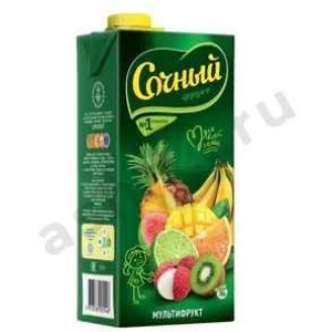 Напитки Сок СОЧНЫЙ мультифрукт 2л т/п (5548)