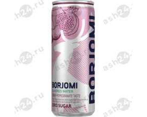 Напитки БОРЖОМИ вишня гранат 0,33л ж/б