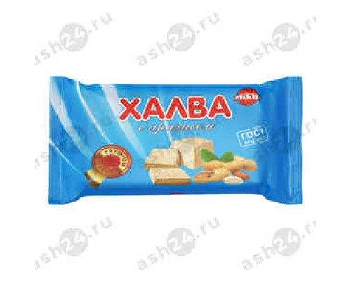 Халва подсолнечная MAAR с арахисом 200г