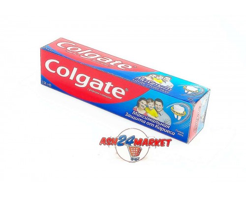 Зубная паста COLGATE максимальная защита от кариеса свежая мята 154мл