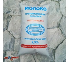 Молоко ДЖАНКОЙСКОЕ 2,5% 1л пленка