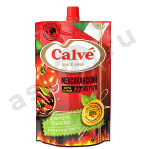 Бакалея Кетчуп CALVE мексиканский 350г м/у