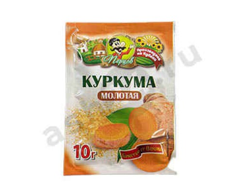 Приправа Куркума молотая ПЕРЦОВ 10г