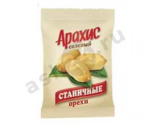 Снеки Арахис СТАНИЧНЫЕ соленый 100г