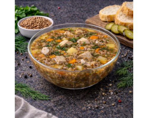 Первые блюда Суп гречневый (300г)