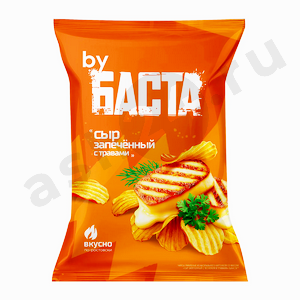 Снеки Чипсы БАСТА сыр запеченный с травами 120г