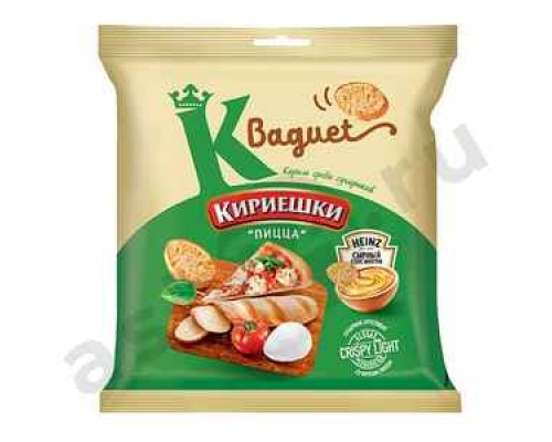 Сухарики КИРИЕШКИ пицца + соус сырный 45г
