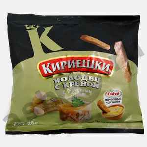 Сухарики КИРИЕШКИ холодец + соус горчичный 60г