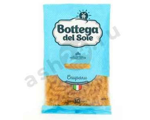 Бакалея Макаронные изделия BOTTEGA спирали 400г