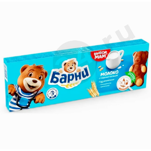 Сладости Пирожное БАРНИ бисквитное молоко 150г
