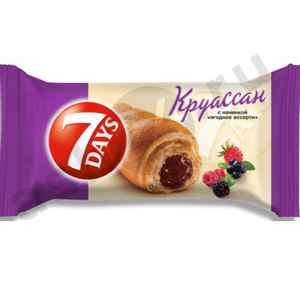 Сладости Круассан 7 Days ягодное ассорти 65г