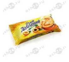 Рулет бисквитный ДОМАШНИЙ абрикос 150г