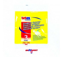 Салфетки бытовые TETEX standard 34х34см 3шт